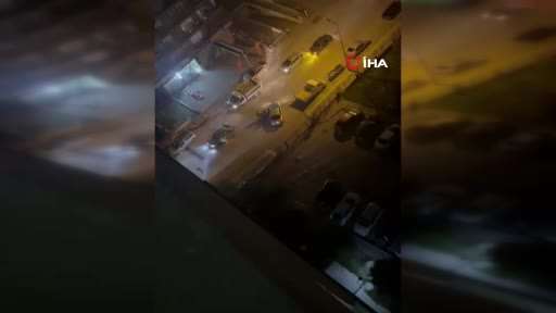 Araçlardan inip kavga ettiler