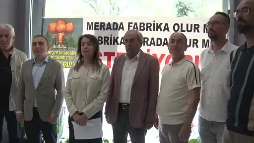Merada yapılmak istenen patlayıcı tesisine tepki