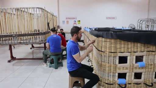 Kapadokya’da üretilen sıcak hava balonları, yüzde yüz yerli ve milli oldu