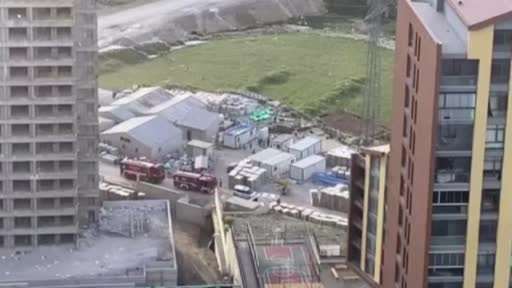 Ankara’da inşaatta yangın