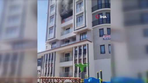 Ankara’da apartman dairesinde yangın