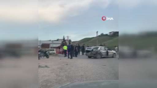 Sarıkaya’da iki araç çarpıştı: 1 yaralı