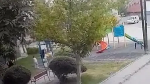 Parkın yakılma anına dair güvenli kamerası görüntüleri ortaya çıktı