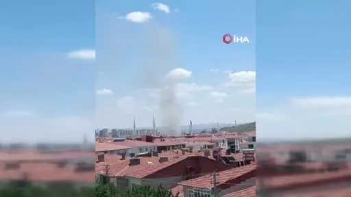 Ankara’da müstakil evde yangın