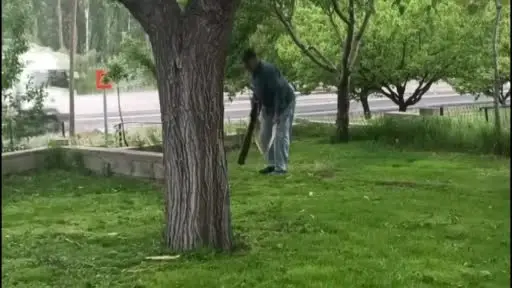 Evin bahçesine düşen yıldırım paniğe neden oldu