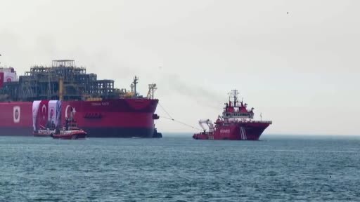 İletişim Başkanı Altun: "Cumhurbaşkanımız Erdoğan’ın teşrifleriyle Türkiye’nin ilk yüzer doğalgaz üretim platformu Osman Gazi’yi Karadeniz’e uğurladık"