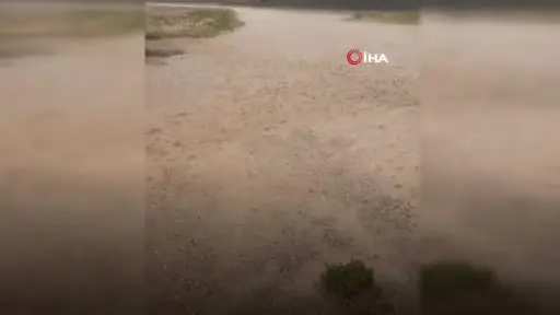 Aksaray’da sağanak ve dolu tarım arazilerini vurdu