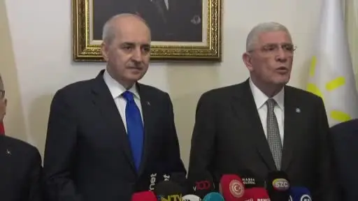 TBMM Başkanı Kurtulmuş, İYİ Parti Lideri Dervişoğlu’nu ziyaret etti