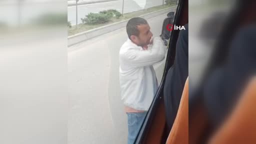 Yol verme kavgasında döner bıçağı çıkarttı