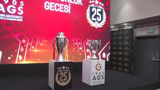 Galatasaray’ın 25. şampiyonluğu Ankara’da kutlandı