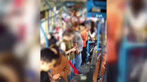 Halk otobüsünde düşürülen altın kolyeyi alan şahıs gözaltına alındı