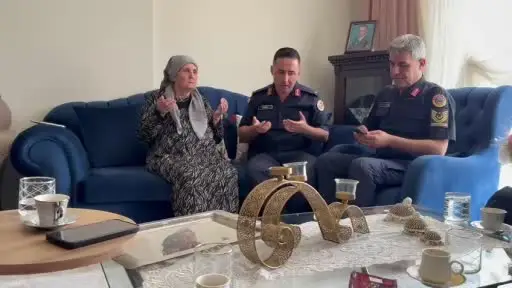 Polatlı Jandarma Karakol Komutanı İleri’den şehit ailesine ziyaret