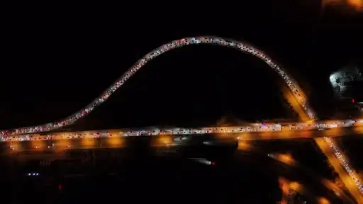 Tatilciler dönüşe geçti, trafik yoğunluğu arttı: 43 ilin geçiş güzergahı havadan görüntülendi
