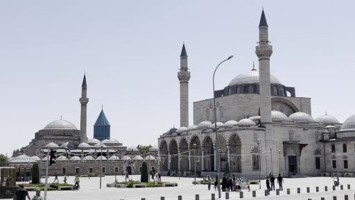 Mevlana Müzesi bayramda 50 binden fazla ziyaretçiyi ağırladı