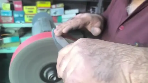 Bıçak bileyicileri Kurban Bayramı’ndan memnun