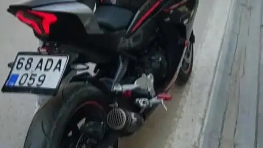 Abart egzozlu motosikletliye 9 bin 267 lira ceza