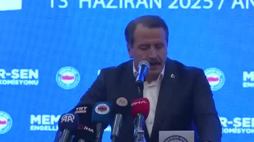 Memur-Sen Genel Başkanı Yalçın: "Gelir vergisinde engelli kamu görevlileri için muafiyet tamamen sağlanmalıdır"