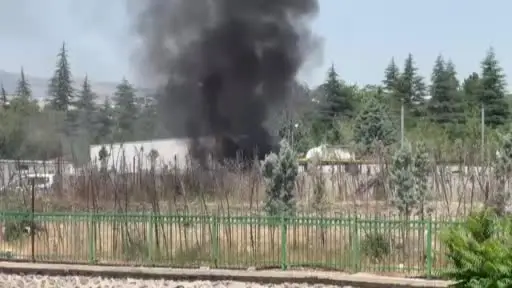 Ankara’da konteyner yangını paniğe neden oldu