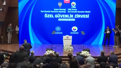 Bakan Yerlikaya: "Özel güvenlik; artık kamu güvenliğinin tamamlayıcısı değil asli bir parçasıdır"