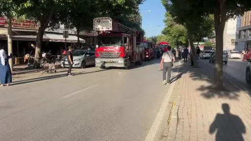 Konya’da iş yerindeki yangın korkuttu