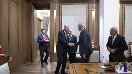 Cumhurbaşkanı Erdoğan, Irak Temsilciler Meclisi Başkanı Meşhedani’yi kabul etti