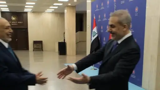 Bakan Fidan, Irak Temsilciler Meclisi Başkanı Meşhedani ile bir araya geldi