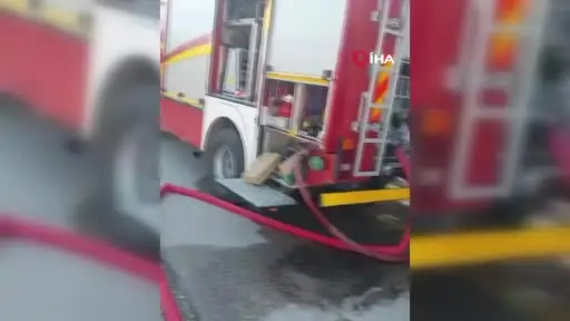 Beypazarı’nda 2 katlı evde yangın