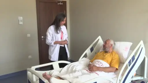 Yara tedavisiyle ayağının kesilmesinden kurtuldu