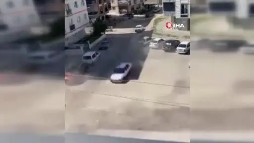 Ankara’da drift atan sürücü ortalığı birbirine kattı