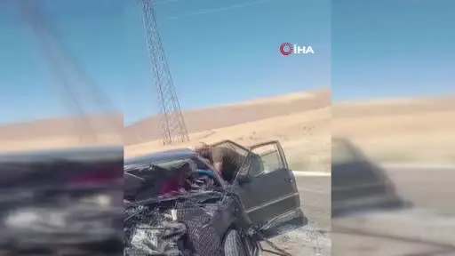 Ankara’da iki araç kafa kafaya çarpıştı: 1 ölü, 4 yaralı