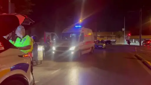 Eskişehir’de ticari taksi ile Motorize Yunus Timi’nin karıştığı kazada 2 polis yaralandı