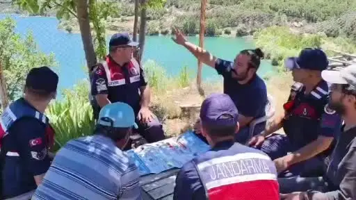Jandarma ekipleri Çayıralan’da baraj denetimi yaptı