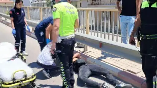 Karaman’da yola dökülen yağ kazaya neden oldu: 1 yaralı