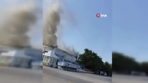 Ankara’da boya fabrikasındaki yangın kontrol altına alındı