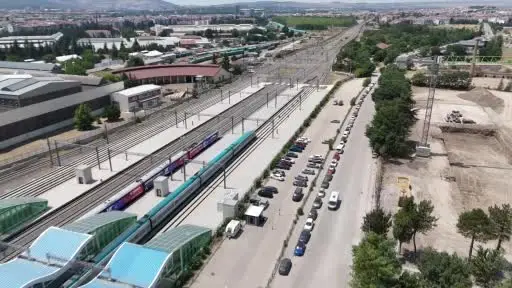 100 bin yolcu taşıyacak olan 15 Temmuz Demokrasi ve Milli Birlik Treni Eskişehir’de