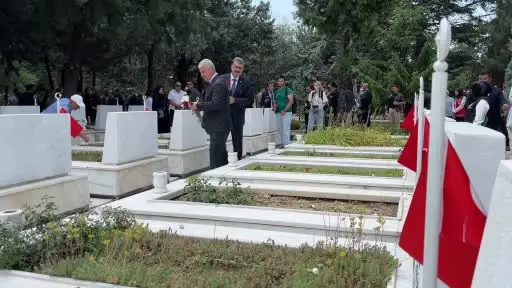 Konya’da 15 Temmuz etkinlikleri şehitlik ziyareti ile başladı