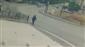 Yaşlı kadın drift atan aracın altında kalmaktan son anda kurtuldu