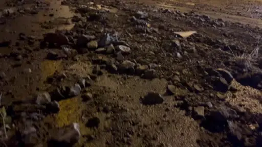 Ankara’da sel sonrası yollarda hasar meydana geldi