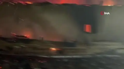 Yozgat’taki yangında ev kullanılamaz hale geldi