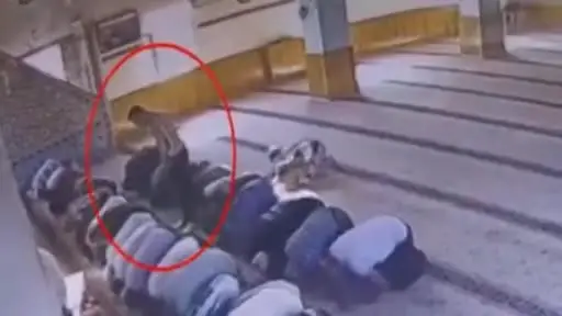 Camideki cinayetin görüntüleri ortaya çıktı