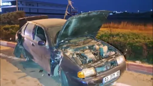 Karaman’da otomobiller çarpıştı: 3 yaralı
