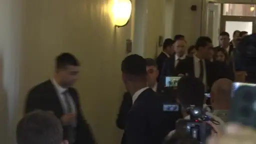 DEM Parti Eş Başkanları Hatimoğulları ve Bakırhan  MİT Başkanı İbrahim Kalın ve beraberindeki heyetini kabul etti