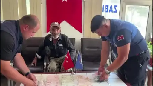 Sorgun’da dilencinin üzerinden 7 bin lira çıktı