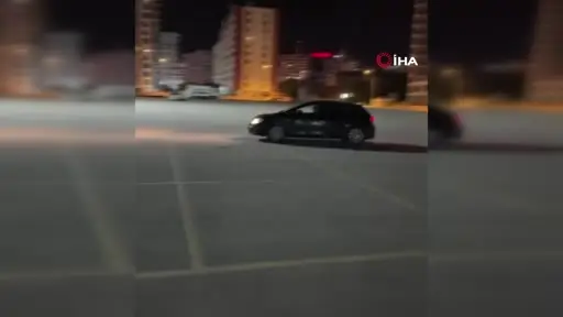 Drift atıp video çektiren sürücüye 55 bin lira ceza