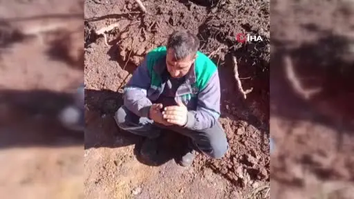 Yangında şehit olan işçinin görüntüleri yürekleri dağladı