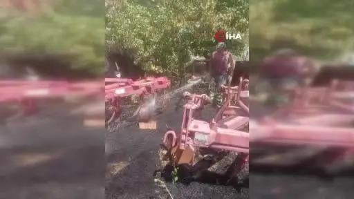 Beypazarı’nda ot yangını büyümeden söndürüldü