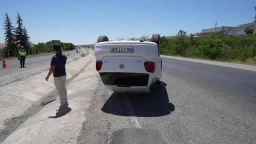 Kırıkkale’de otomobil takla attı: Aynı aileden 6 kişi yaralandı