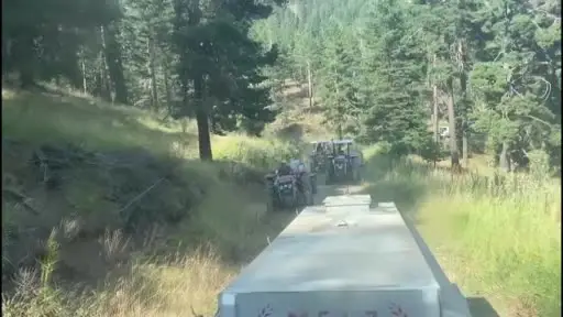 Çankırı’daki orman yangınına havadan ve karadan müdahale ediliyor