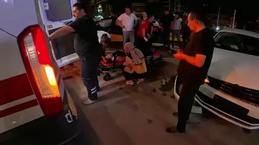 Aksaray’da 2 otomobil çarpıştı: 1 yaralı