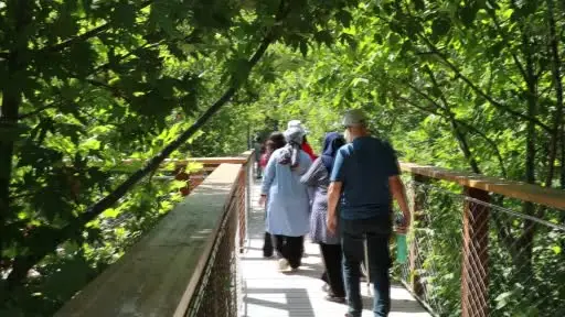 Konya’daki Yerköprü Şelalesi yaz sıcaklarında serinliğin adresi oluyor